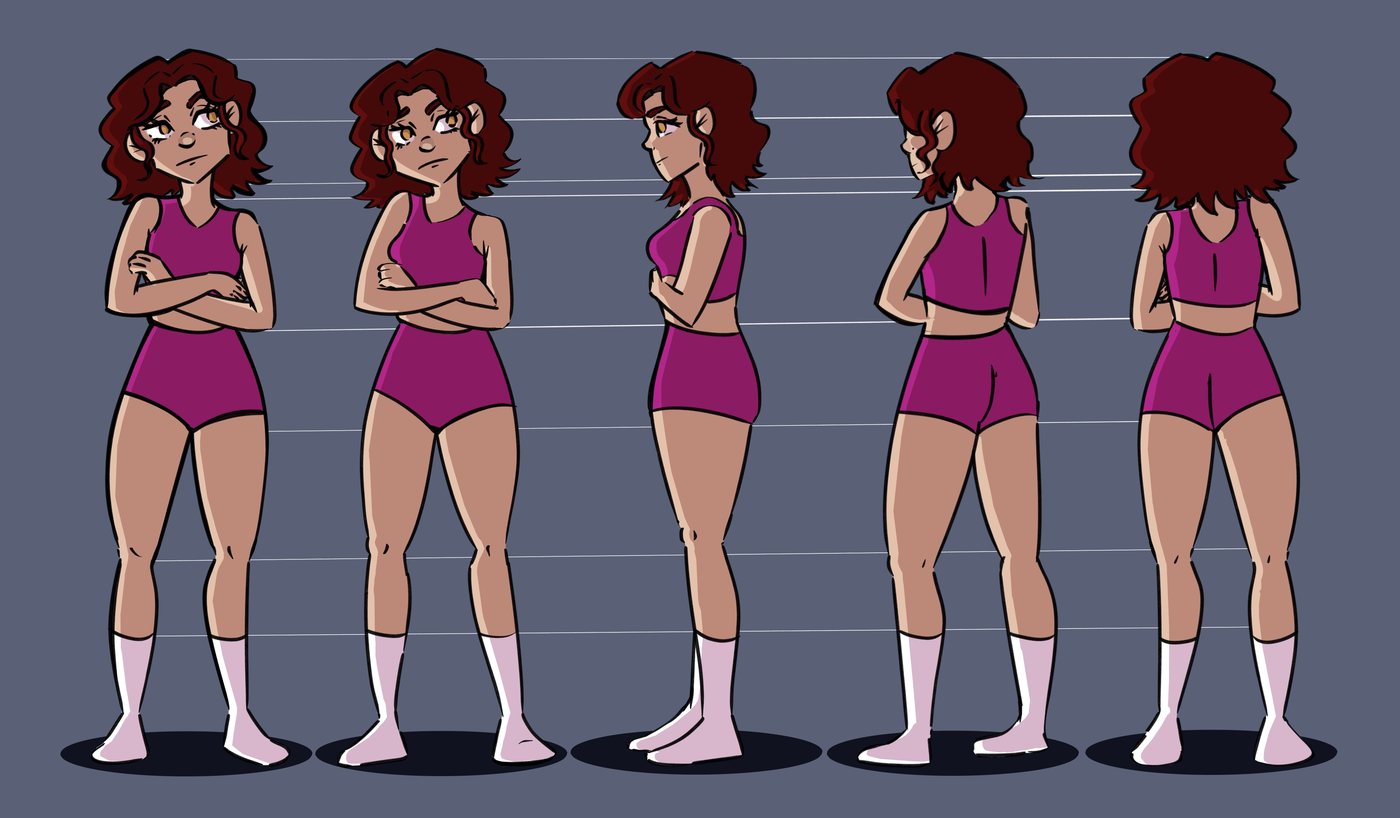 Ophelia Poses Turnaround